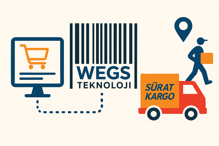 Sürat Kargo ile Ortak Barkod Entegrasyonu: Wegs Teknoloji ile E-Ticarette Hız ve Kolaylık